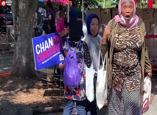 Video :They want to avoid being recorded, yet they rip down political campaign banners!